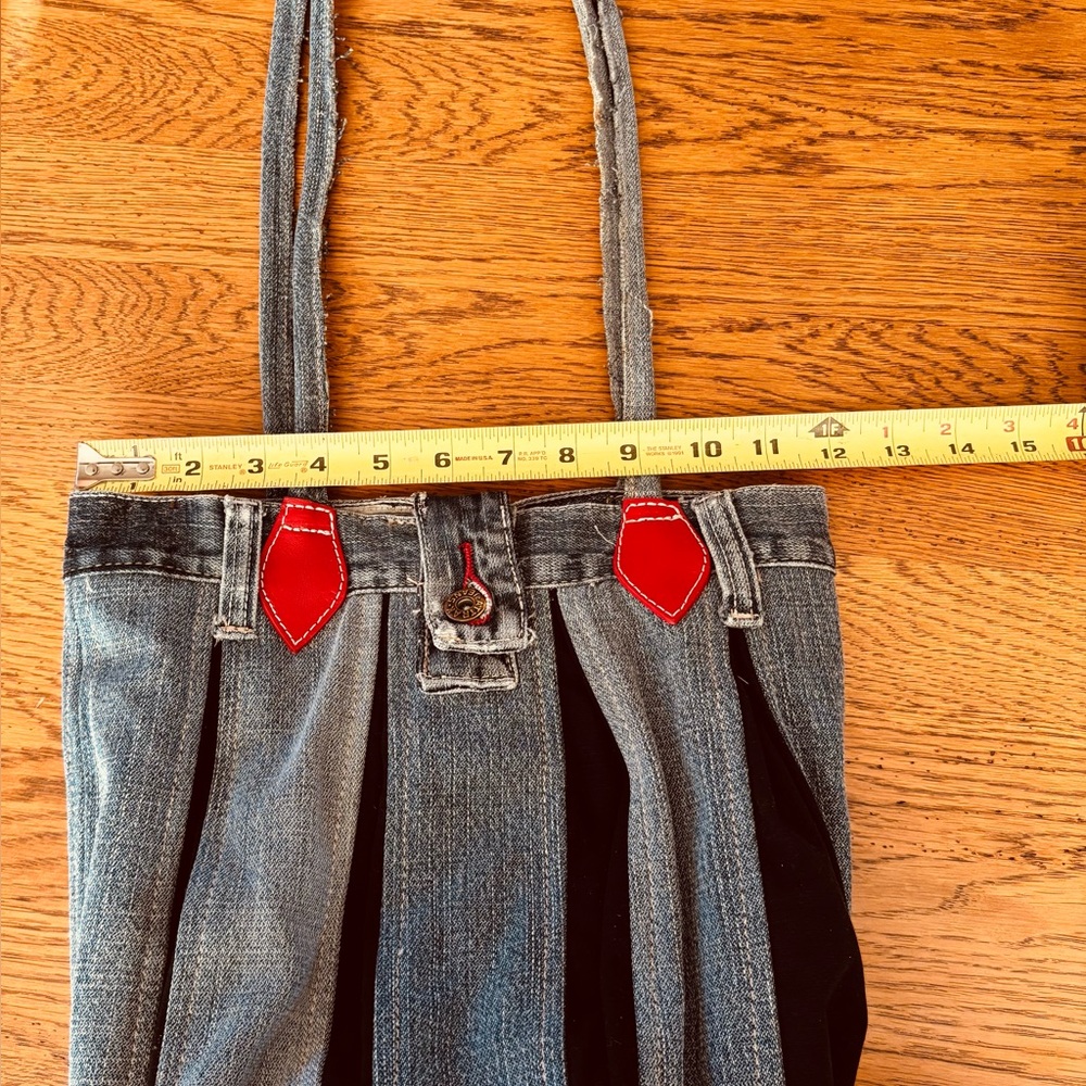 Patchwork Denim Tote - Handmade Upcycled